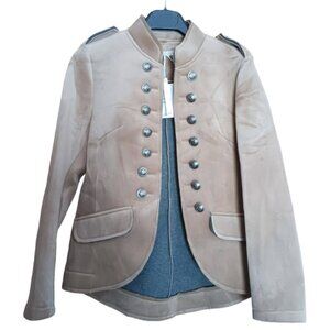 MILIO MILANO Camel Velvet Sgt Pepper Military Jacket 7172-VELVET-1